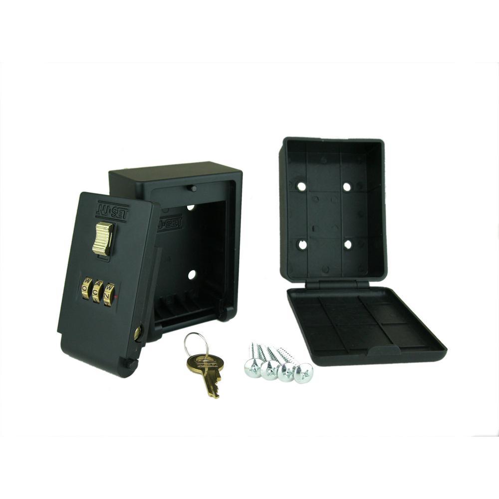 3 Letter Alpha Combination Lock Box, Wall Mount - Super Arbor