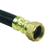 3/4 in. MIP x 3/4 in. FIP x 24 in. Polymer Braided Water Heater Connector (0.57 in. I.D.) - Super Arbor