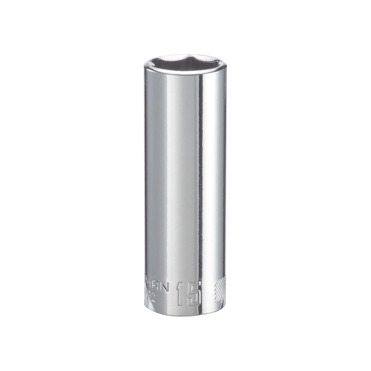 Craftsman 15mm Metric Deep Socket, 3/8-inch Drive, 6-Point