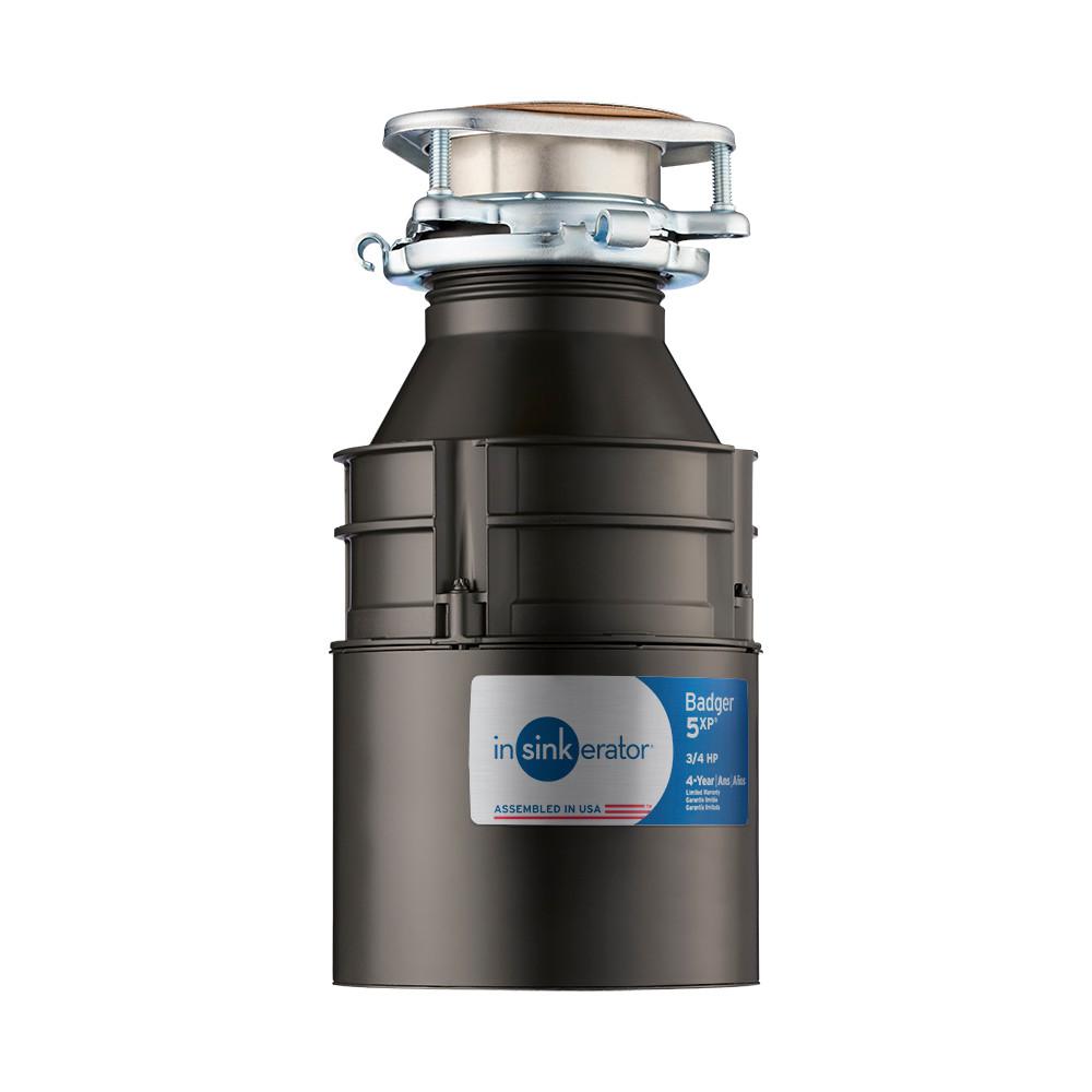 InSinkErator Badger 5XP 3/4 HP Continuous Feed Disposer - Super Arbor