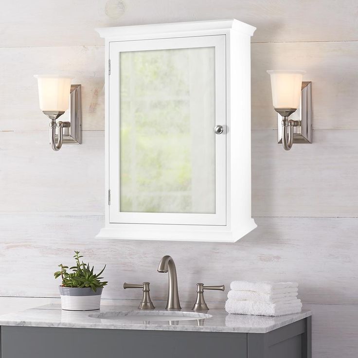 19-7/8 in. W x 28-1/4 in. H Fog Free Framed Recessed Mount Extended Storage Bathroom Medicine Cabinet in White