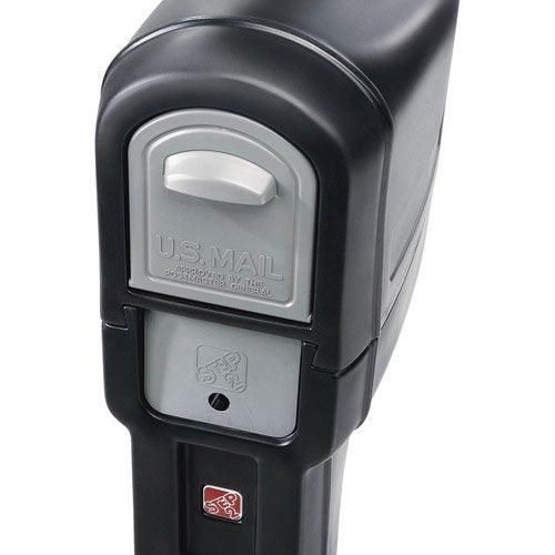 Step2 MailMaster Plus Plastic Mailbox with Black Finish
