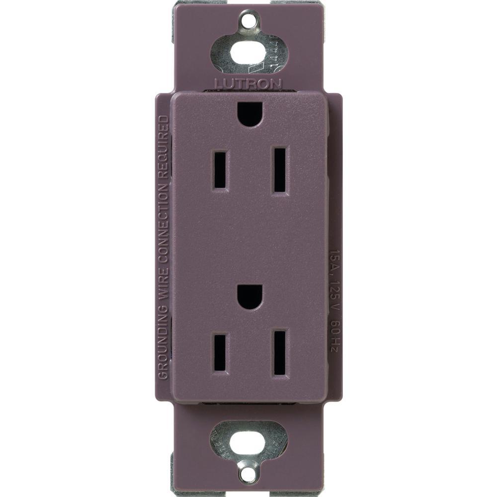 Claro 15 Amp Duplex Outlet, White - Super Arbor