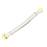 3/4 in. Push-to-Connect x 3/4 in. FIP x 12 in. Braided Stainless Steel Water Heater Connector - Super Arbor