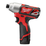M12 12-Volt Cordless 1/4 in. Hex Impact Driver Combo Kit with Free M12 3/8 in. Ratchet (Tool-Only) - Super Arbor