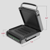 Smokeless - Digital Family Size Grill, Silver
