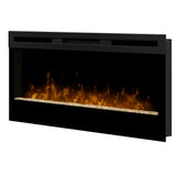 34 in. Linear Wall Mount Electric Fireplace in Black - Super Arbor