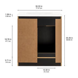 Style Selections Cauley 30-in Black Single Sink Bathroom Vanity with White Cultured Marble Top