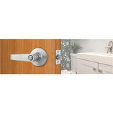 Commercial 2-3/4 in. Satin Chrome Privacy Bed/Bath Door Lever - Super Arbor