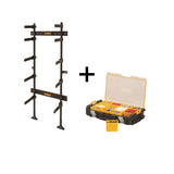 TOUGHSYSTEM 25-1/2 in. Workshop Racking Storage System and Small Parts Organizer Combo (2-Piece Set) - Super Arbor