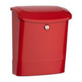 Parkside Locking Wall Mount Mailbox in Black - Super Arbor