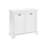 Lydia 31.13 in. W Linen Hamper in White - Super Arbor
