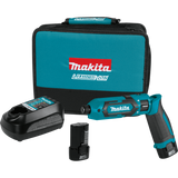 Makita 7.2V Lithium‑Ion Cordless 1/4 in. Hex Impact Driver Kit (TD022DSE)