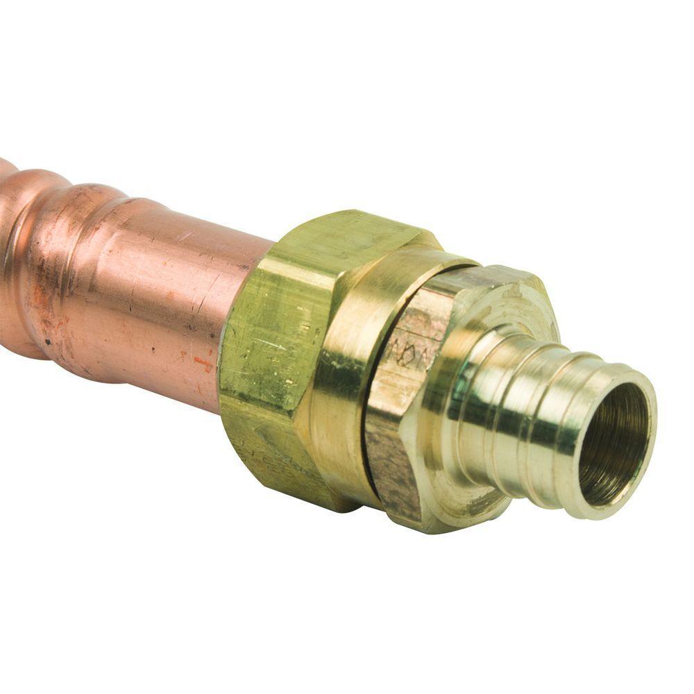 3/4 in. FIP x 3/4 in. PEX Barb x 24 in. Copper Water Heater Connector (7/8 in. O.D.) - Super Arbor