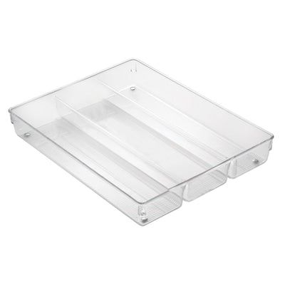 interDesign 13.8-in x 10.6-in Plastic Cutlery Insert Drawer Organizer