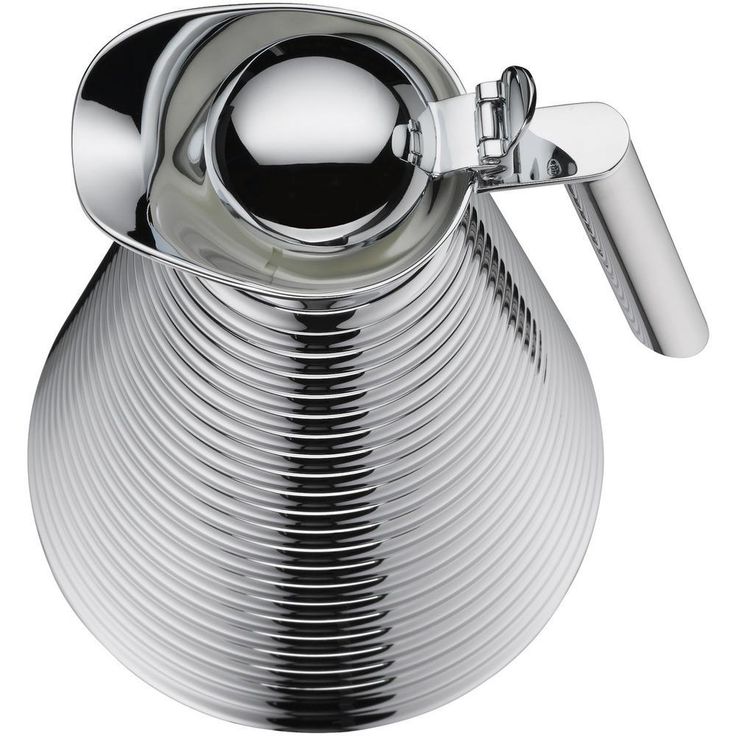 Glass Vacuum Copper Carafe in Chrome-Plated