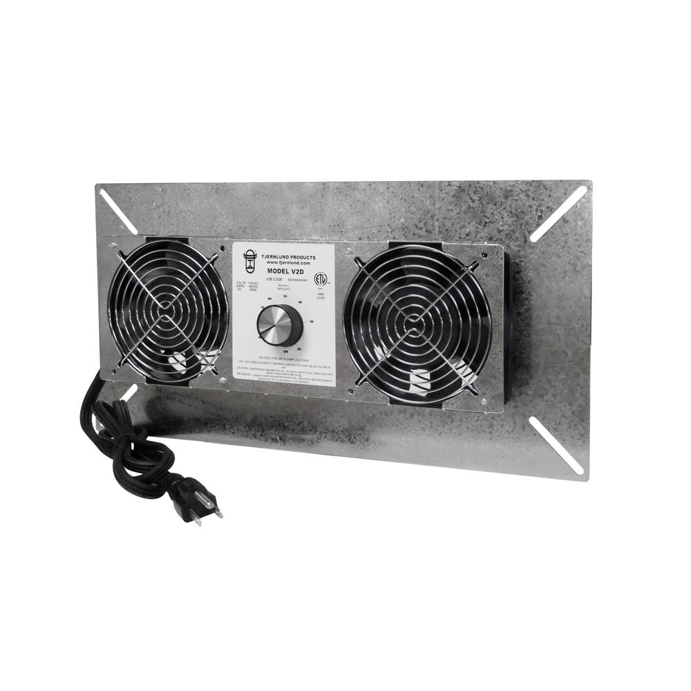 18 in. x 9 in. Silver Galvanized Steel Crawl Space Fan Vent - Super Arbor