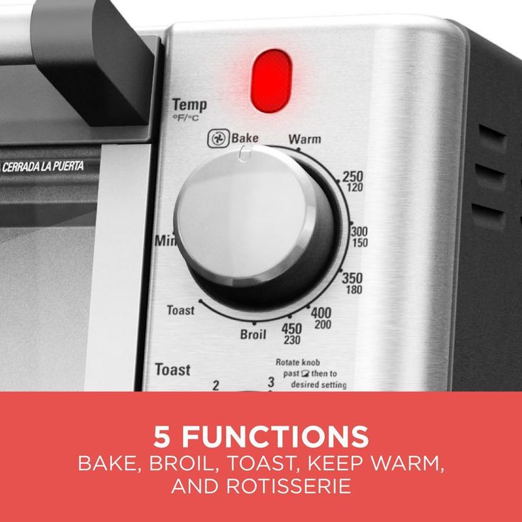 1500 W 9-Slice Silver Toaster Oven with Temperature Control and Built-In Timer