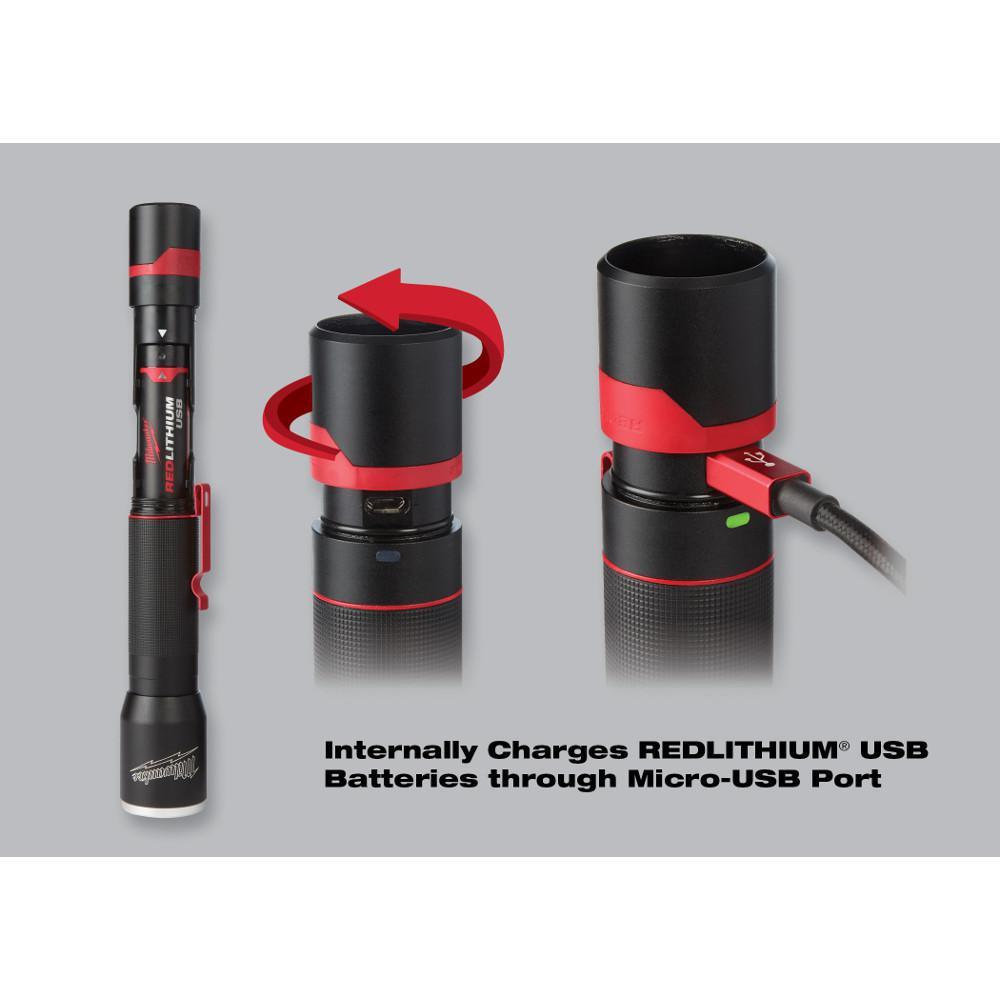 24 in. Redstick Digital Box Level with Pin-Point Measurement Technology W/ 700 Lumens LED Rechargeable Flashlight - Super Arbor