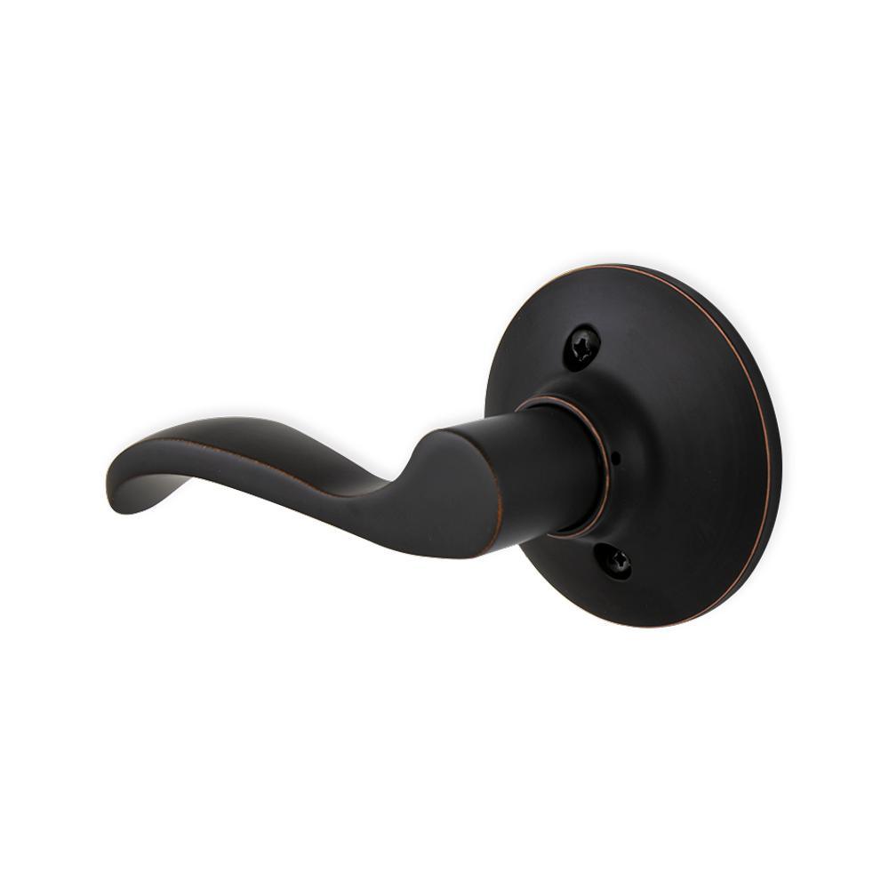 Naples Satin Nickel Right Handed Dummy Door Lever - Super Arbor