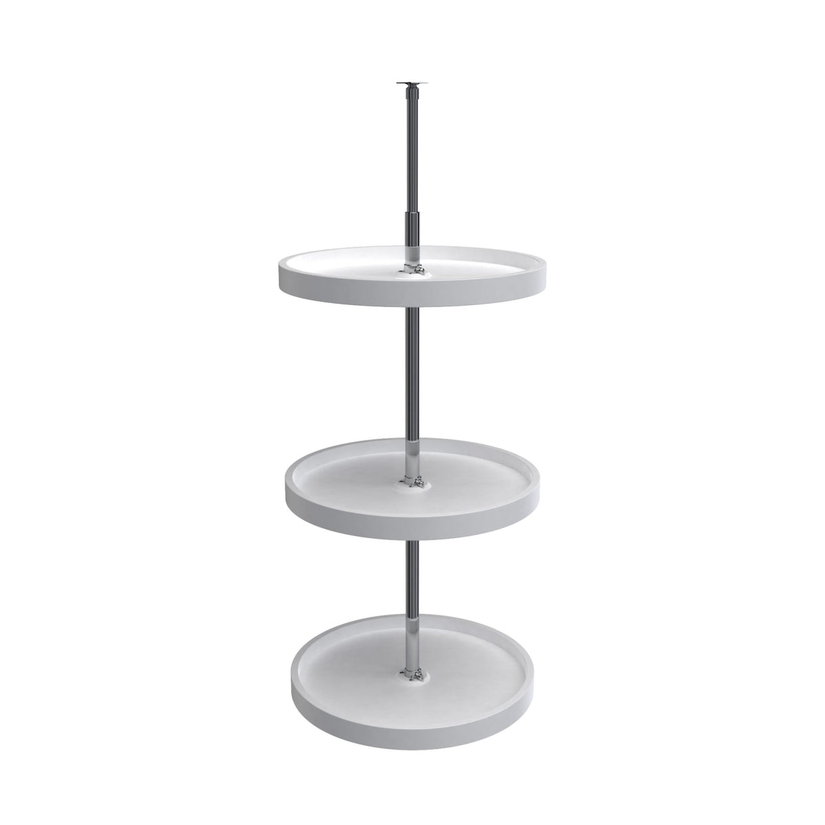 Rev-A-Shelf 3-Tier Plastic Full Circle Cabinet Lazy Susan, 18 in Diameter, Matte