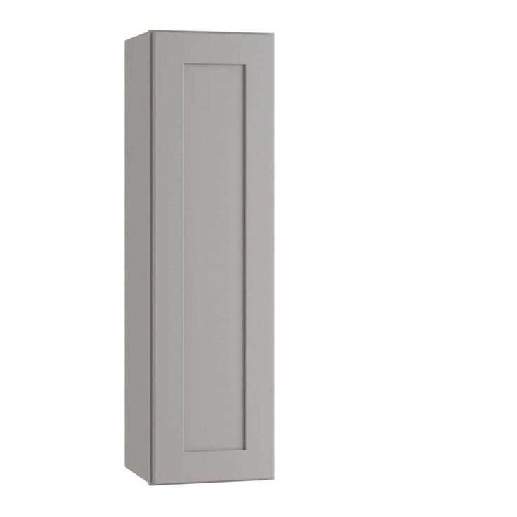 Home Decorators Collection Newport 12 in. W x 12 in. D x 42 in. H Assembled Plywood Wall Kitchen Cabinet in Pearl Gray with Soft Close