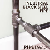 3/4 in. Black Steel Pipe 3.5 ft. L x 28.5 in. H  