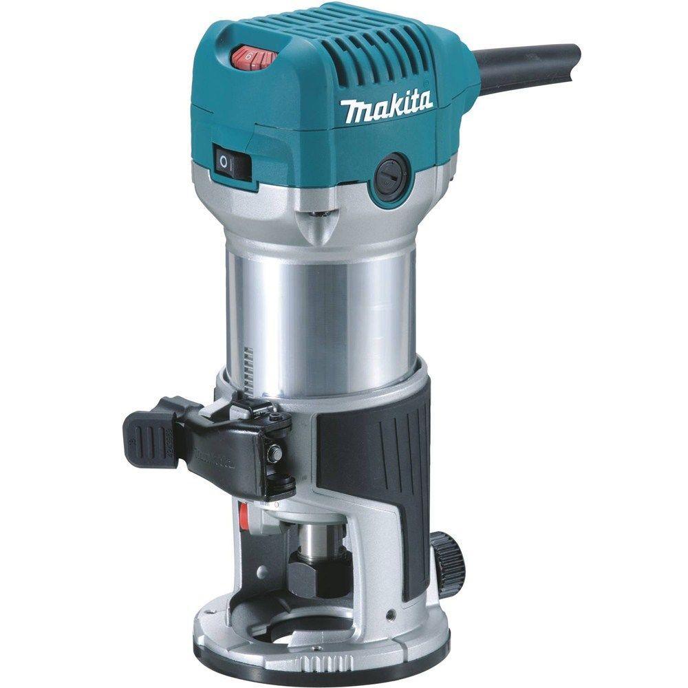 6.5 Amp 1-1/4 HP Corded Fixed Base Variable Speed Compact Router with Quick-Release - Super Arbor