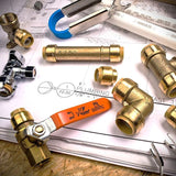 SharkBite 3/4-in Push-to-Connect x 3/4-in Push-to-Connect x 3/4-in dia Expansion Tank Tee Push Fitting