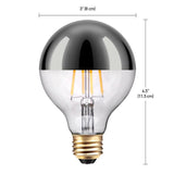Globe Electric 40-Watt Equivalent G25 Chromada LED Light Bulb Soft White