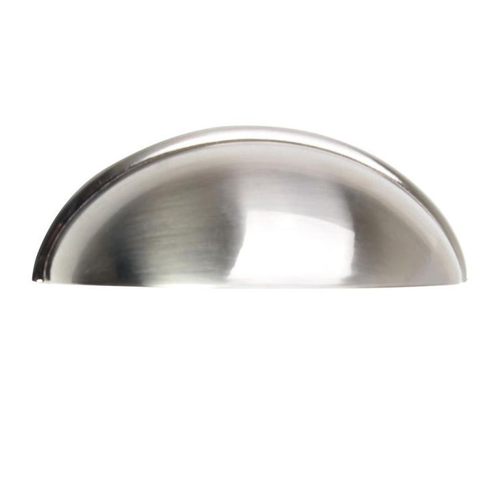 3 in. (76 mm) Center-to-Center Satin Nickel Bin Cup Drawer Pull (10-Pack)
