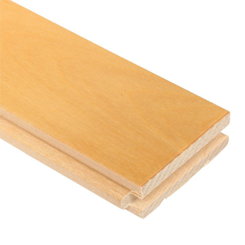 MONO SERRA Canadian Northern Birch Natural 3/4 in. x 3-1/4 in. Wide x Varying Length Solid Hardwood Flooring (20 sq. ft. / case) - Super Arbor