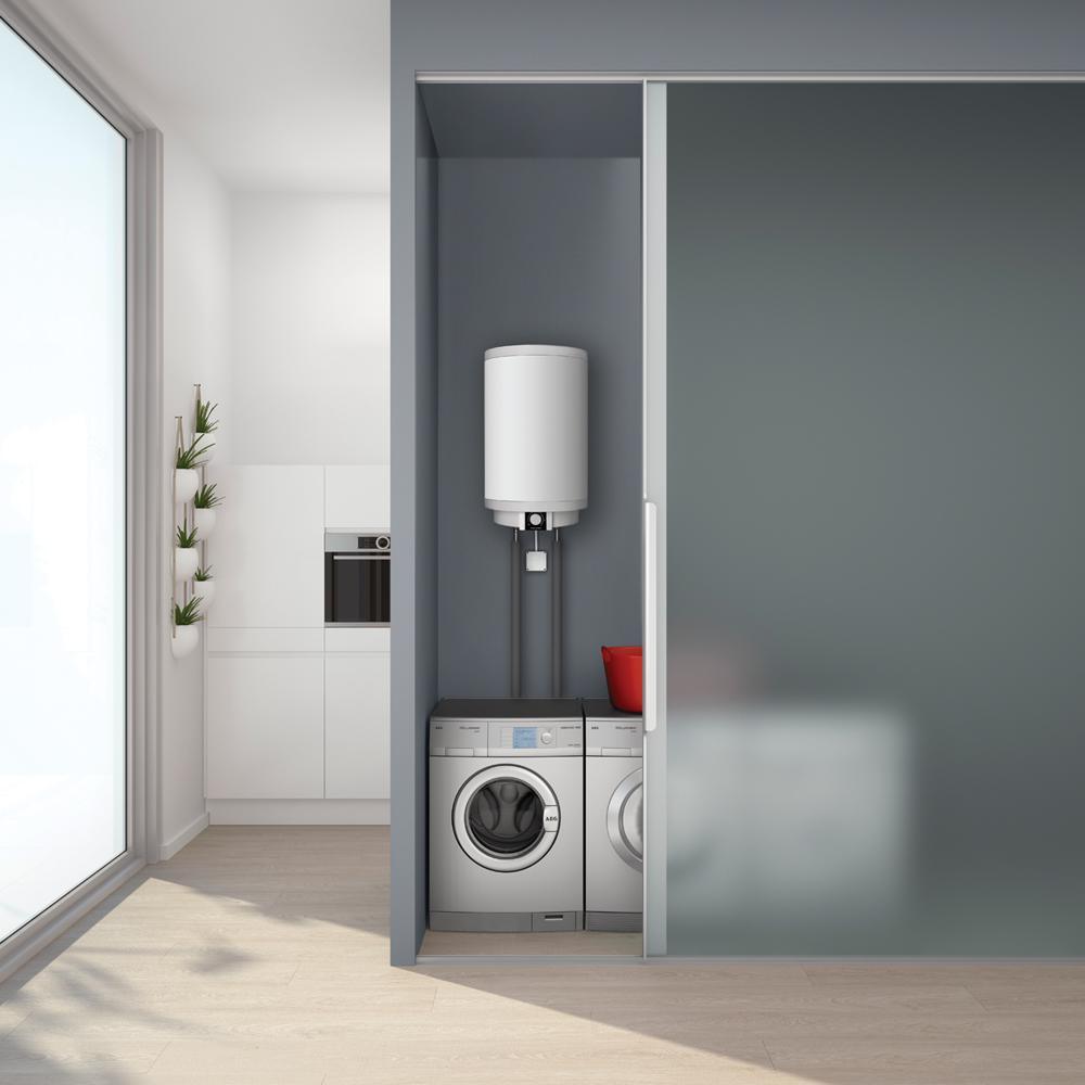 32 Gal. Wall-Mounted Compact Point of Use Electric Tank Water Heater - Super Arbor