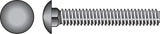 Hillman 1/2 in. x 1-1/2 in. Zinc-Plated Steel Carriage Bolt, Coarse Thread, 50-Pack