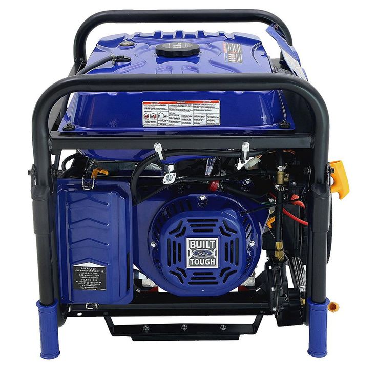 Ford 11,050/9,000-Watt Dual Fuel Gasoline/Propane Powered Electric/Recoil Start Portable Generator 457 cc CARB Compliant