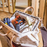 Deluxe Tool Bag, Canvas, 13 Pockets, 18-Inch - Super Arbor