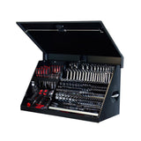 41 in. 0-Drawer Portable Workstation Top Chest in Textured Black - Super Arbor
