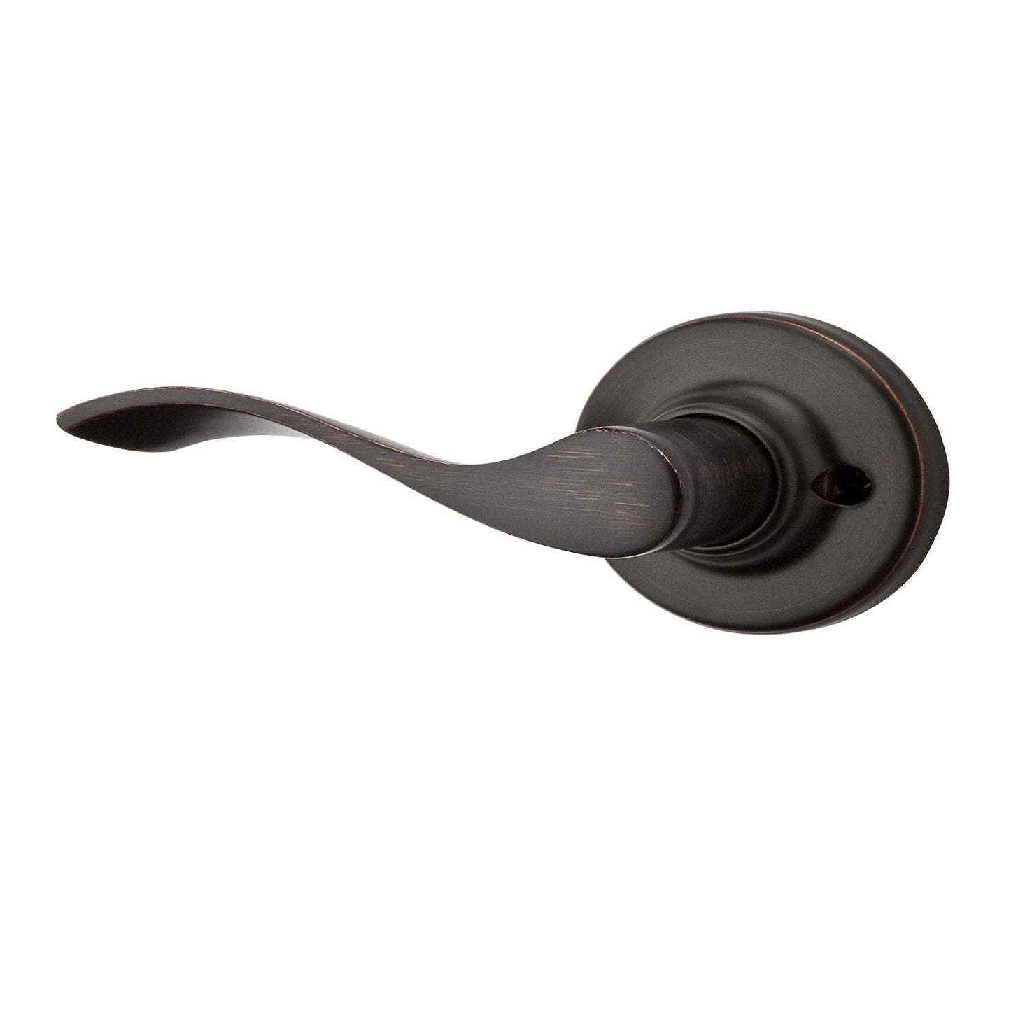 Kwikset Balboa Venetian Bronze Dummy Lever – Left Handed