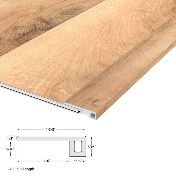 CALI 1.39-in x 72.83-in North Shore Oak Vinyl Floor Threshold
