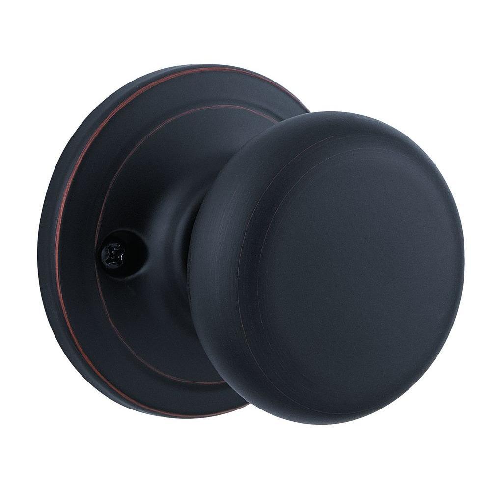 Juno Satin Nickel Half-Dummy Door Knob with Microban Antimicrobial Technology - Super Arbor