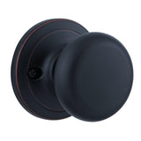 Juno Satin Nickel Half-Dummy Door Knob with Microban Antimicrobial Technology - Super Arbor