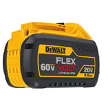 FLEXVOLT 60-Volt MAX Lithium-Ion Cordless Brushless Reciprocating Saw with Battery 2Ah, Charger, Bag and Bonus Battery - Super Arbor