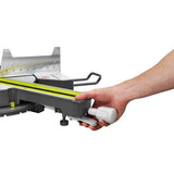 12 in. Sliding Miter Saw with LED and Miter Saw Stand with Tool-Less Height Adjustment - Super Arbor