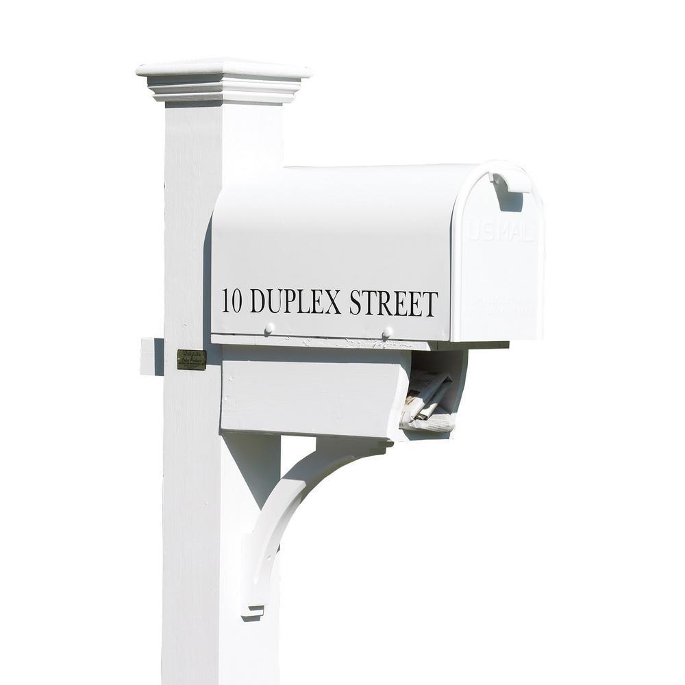 Lazy Hill Farm Designs Black Post-Mounted Bristol Mailbox - Super Arbor