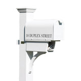 Lazy Hill Farm Designs Black Post-Mounted Bristol Mailbox - Super Arbor