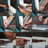 Standard Storm Door Closer in White - Super Arbor