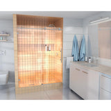 60 in. x 78 in. Frameless Sliding Shower Door in Brushed Nickel - Super Arbor