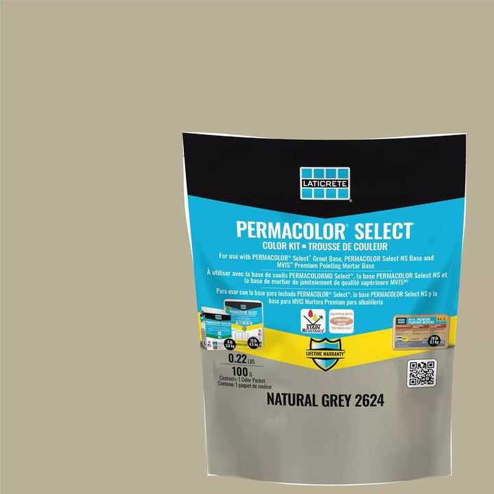 24 Permacolor Select Natural Gray Grout