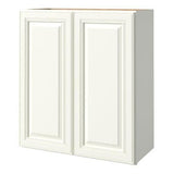 allen + roth Dawley 27-in W x 36.125-in H x 12-in D Linen Maple Door Wall Semi-Custom Cabinet
