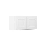 Shaker Ready To Assemble 30 in. W x 15 in. H x 12 in. D Plywood Wall Kitchen Cabinet in Denver White Painted Finish